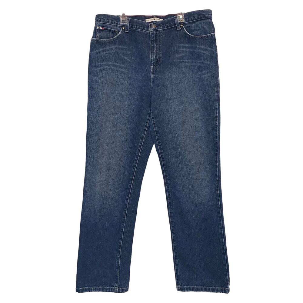 Tommy‎ Hilfiger Vintage Boyfriend Jeans 14 Medium Wash Denim